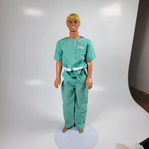 Barbie Clothes:‎ Vintage Ken Doctor Nurse Medical Scrubs Uniform Mattel 🟡